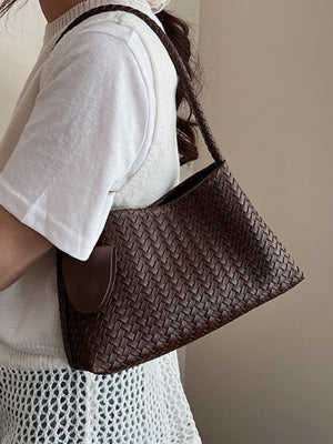 Woven Embossed Handbag