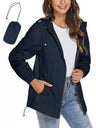 Hooded Waterproof Light Portable Raincoat Windproof Windbreaker