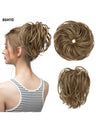 Fluffy Long Beard Curly Hair Updo Wig