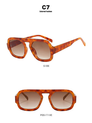 Leopard Print Sunglasses