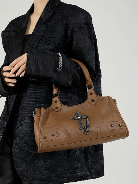 It's A Chain-studded Handbag.