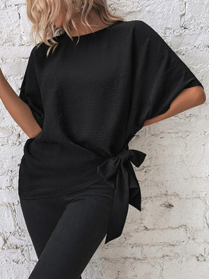 Batwing Sleeve Loose Casual Short-sleeved T-shirt