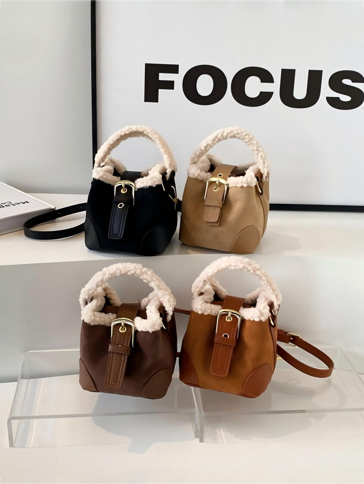 Plush Mini Crossbody Bag