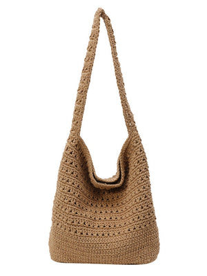 Woven Large-capacity Lightweight Shoulder Bag