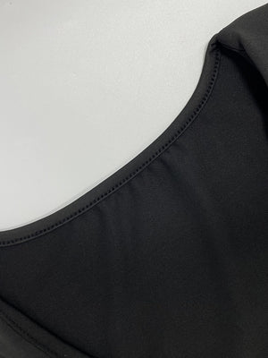 Ruffle Hip-hugging Flared Sleeves Mini&Short Dresses