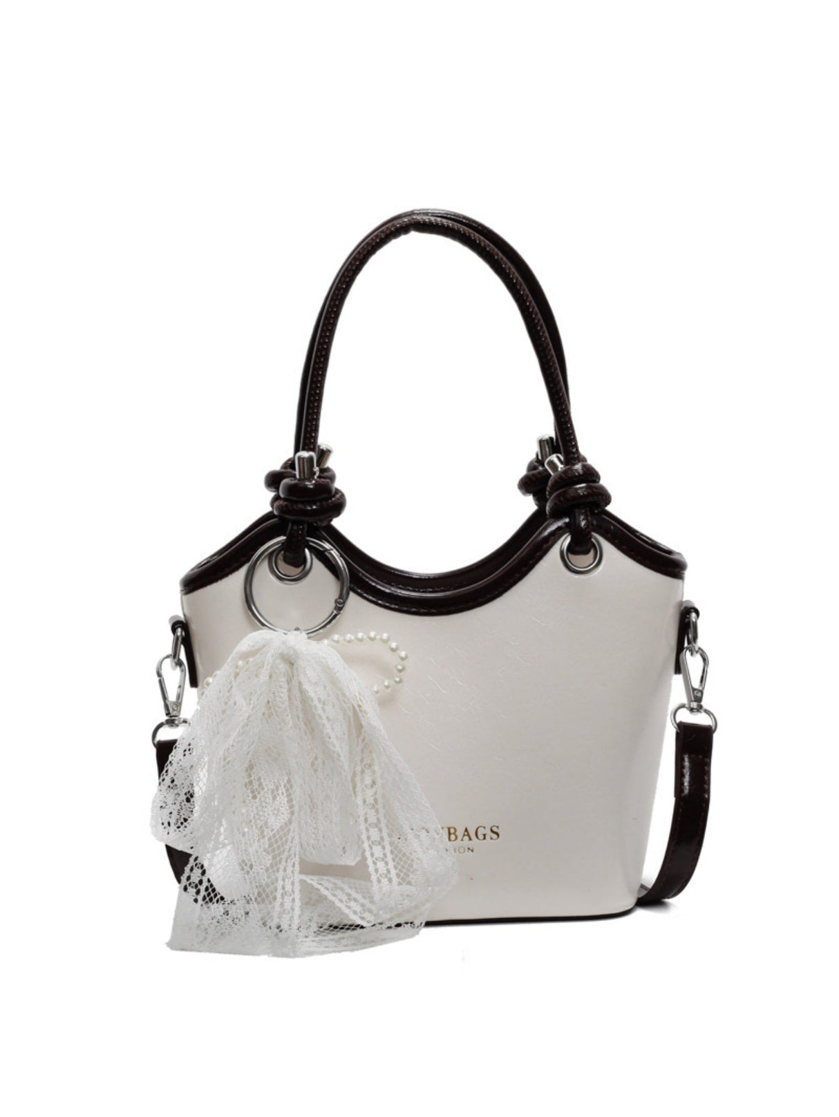 Knotted Color Block Handbag