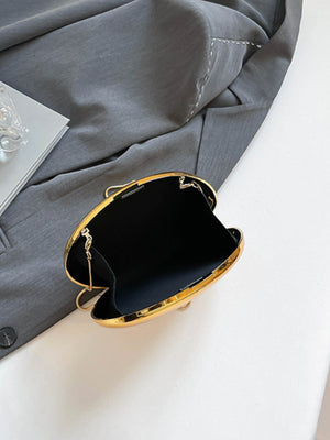 Mirrored Acrylic Evening Fashion Shoulder/Crossbody Bag