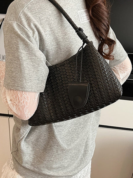Woven Embossed Handbag