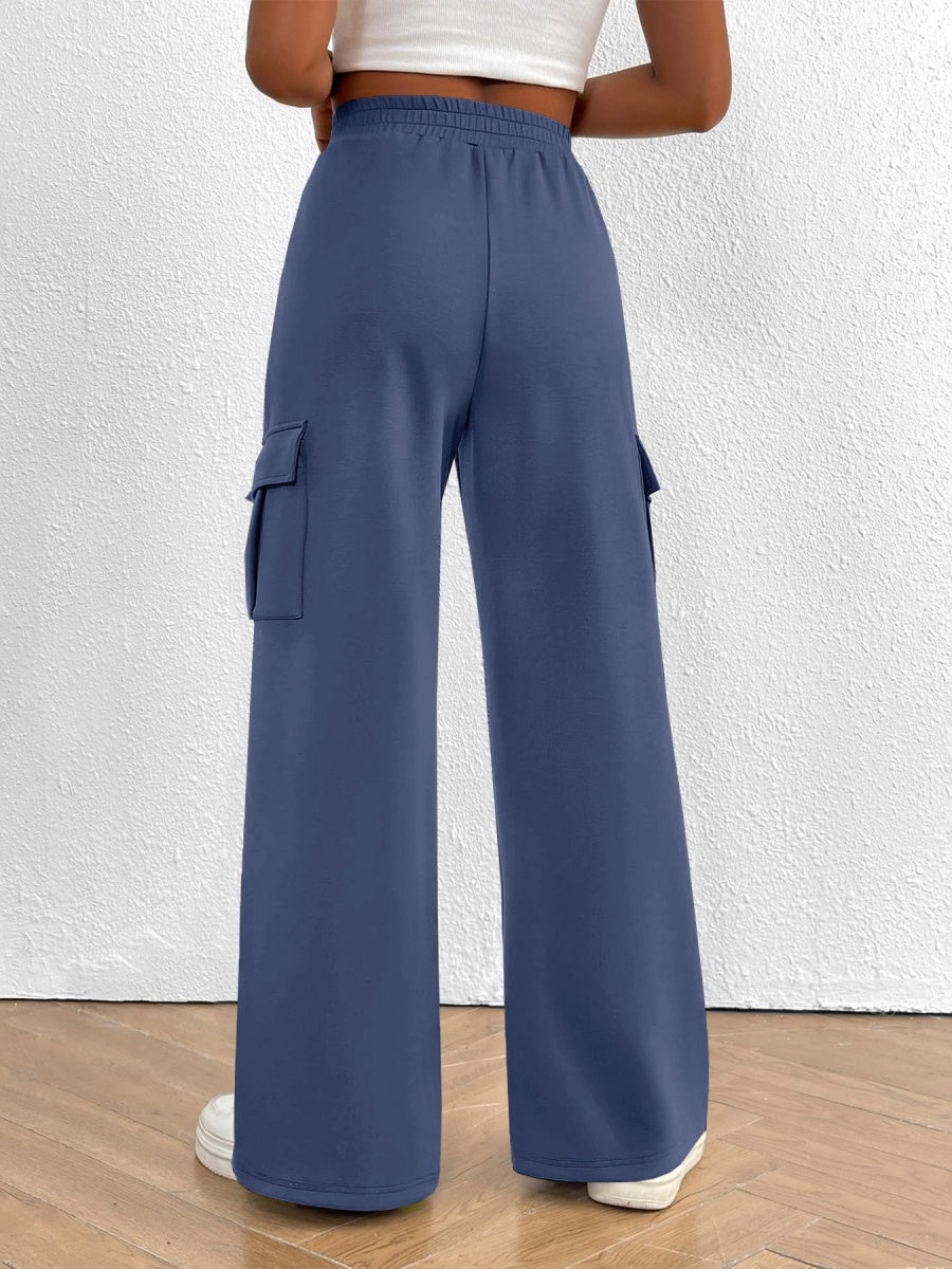 Loose-fitting Wide-leg Casual Trousers