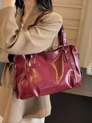 Large Capacity Shoulder Bag For Commuting