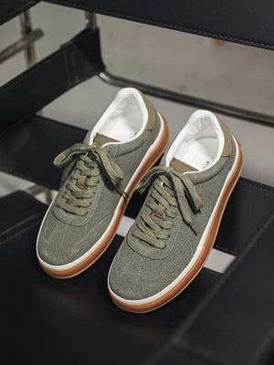 Color-blocked Casual Sneakers