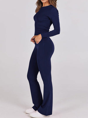 7 Color Round Neck 2-piece Sets