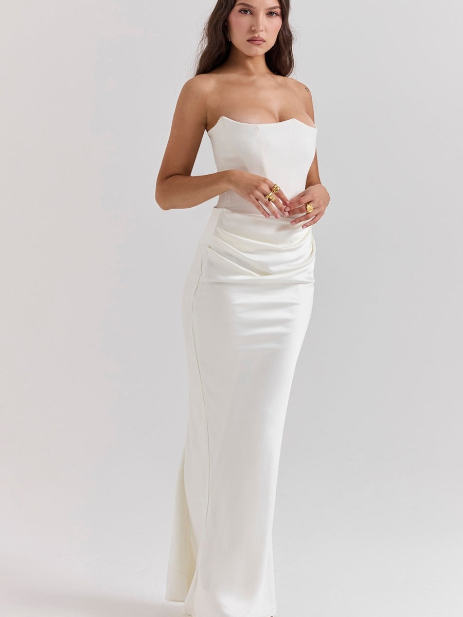 Satin Bob Bob Sexy Slim-fit Mermaid Long Dress