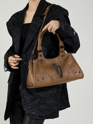 It's A Chain-studded Handbag.