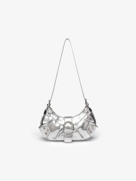 Stylish And Edgy Motorcycle Studded Shoulder Bag