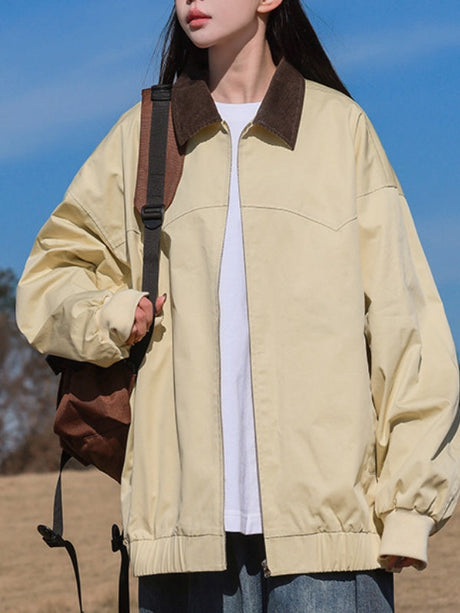 Liber Autumn Neutral wear Contrasting colors Jackets