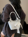 Knotted Color Block Handbag
