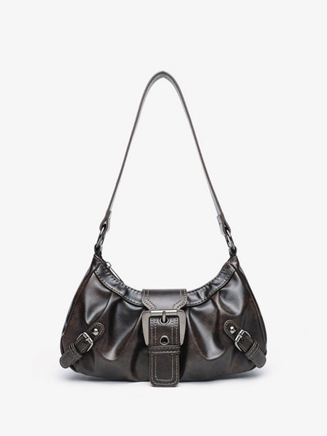 Stylish And Edgy Motorcycle Studded Shoulder Bag