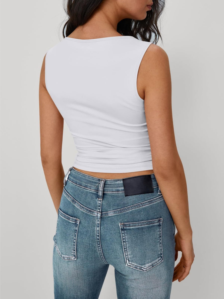 Slim-fit Base Layer Shirt Tank Tops