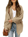 Liber Pocket Solid Color Cardigans