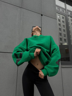 Liber Autumn Women's Letter Sweatshirts&Hoodies