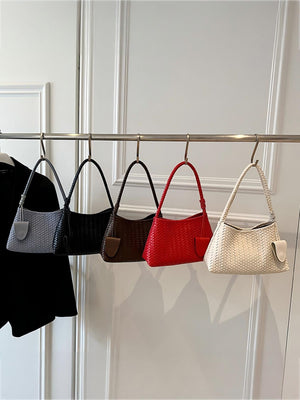 Woven Embossed Handbag
