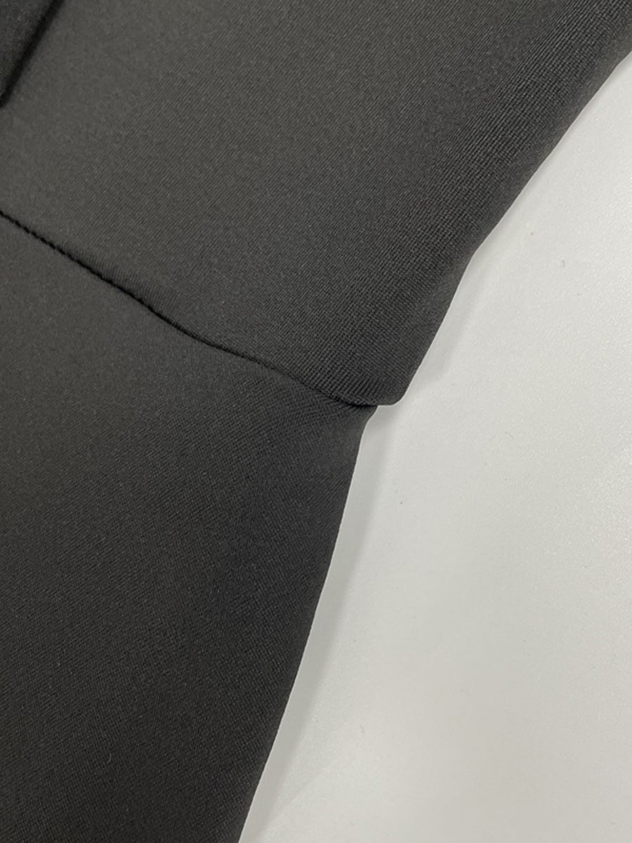 Ruffle Hip-hugging Flared Sleeves Mini&Short Dresses