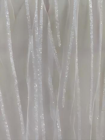 Maxikleider mit Blitzfedern und Reißverschluss