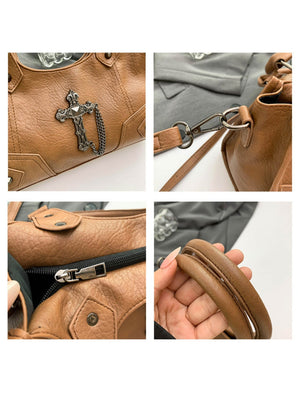 It's A Chain-studded Handbag.