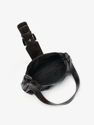 Stylish And Edgy Motorcycle Studded Shoulder Bag