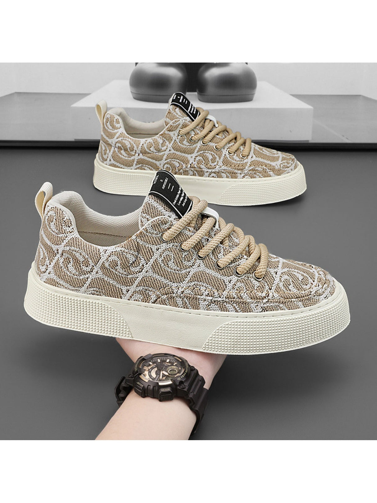 Liber Four Seasons Printed Men's Casual Sneakers