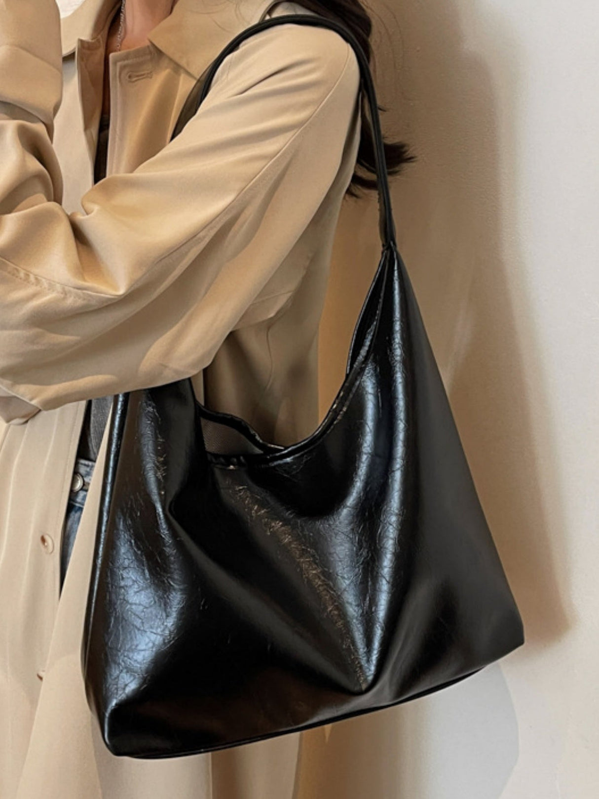 Soft And Spacious Commuter Shoulder Bag