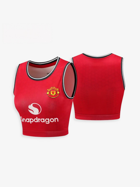 World Cup Football Babes' Crop Top Short-Sleeved Sports Vest Jersey