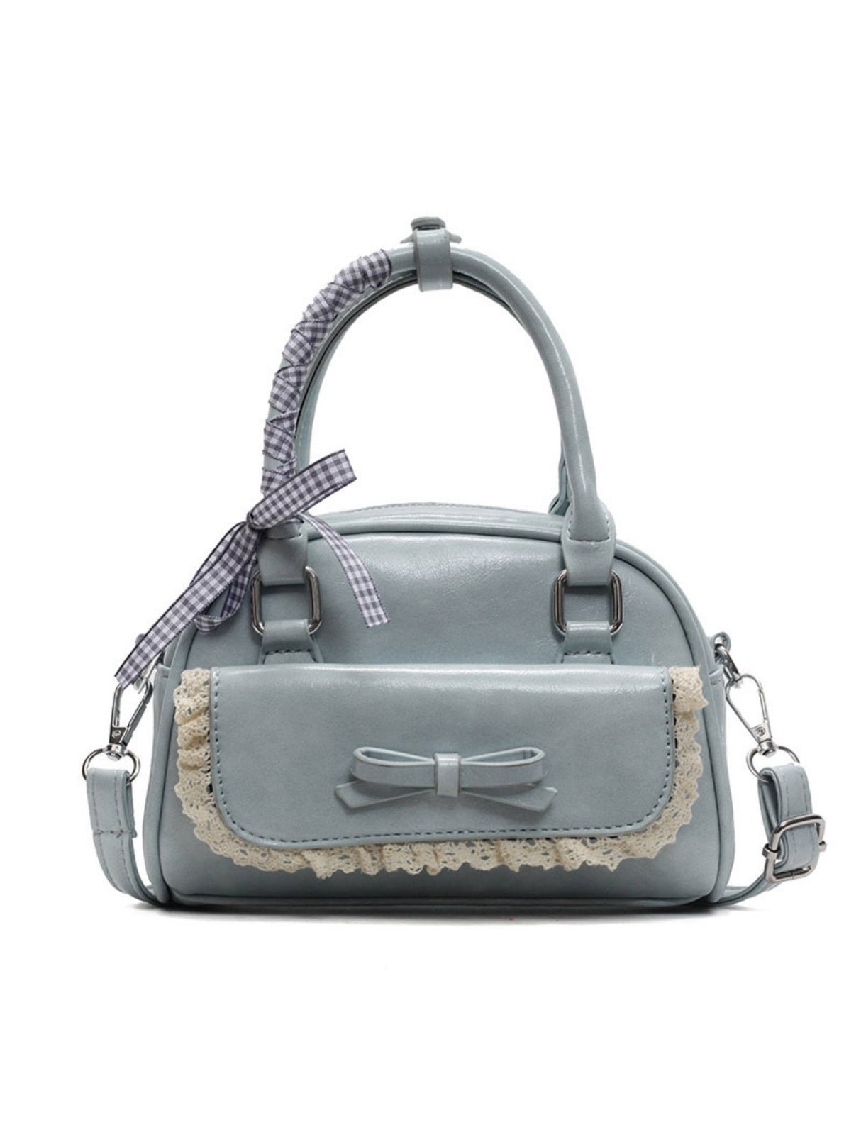 Sac à main orné de dentelle