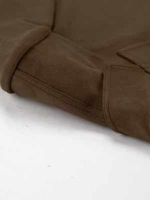 Liber Autumn Women's Buttons Suede Jackets