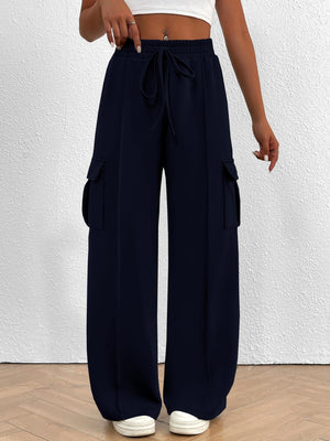 Loose-fitting Wide-leg Casual Trousers