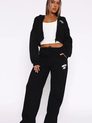 Liber Autumn Women's Thread Letter 2-piece Sets
