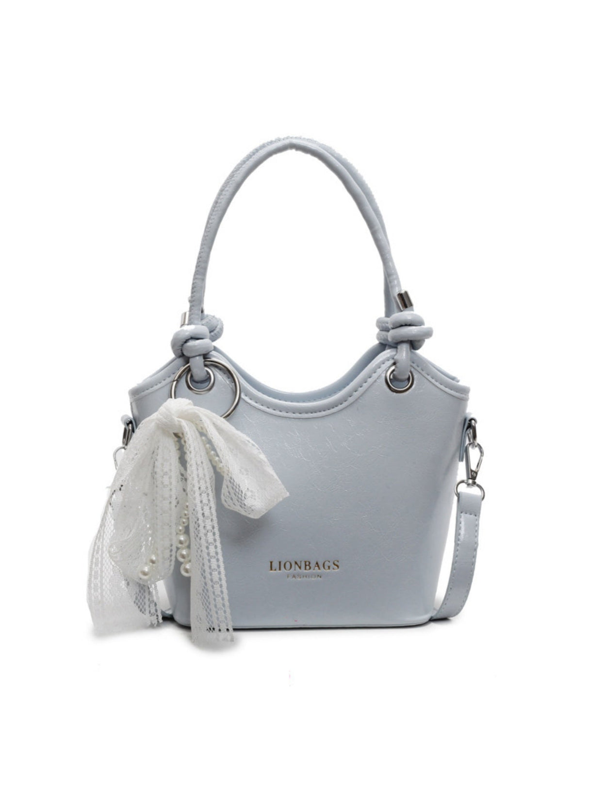 Knotted Color Block Handbag