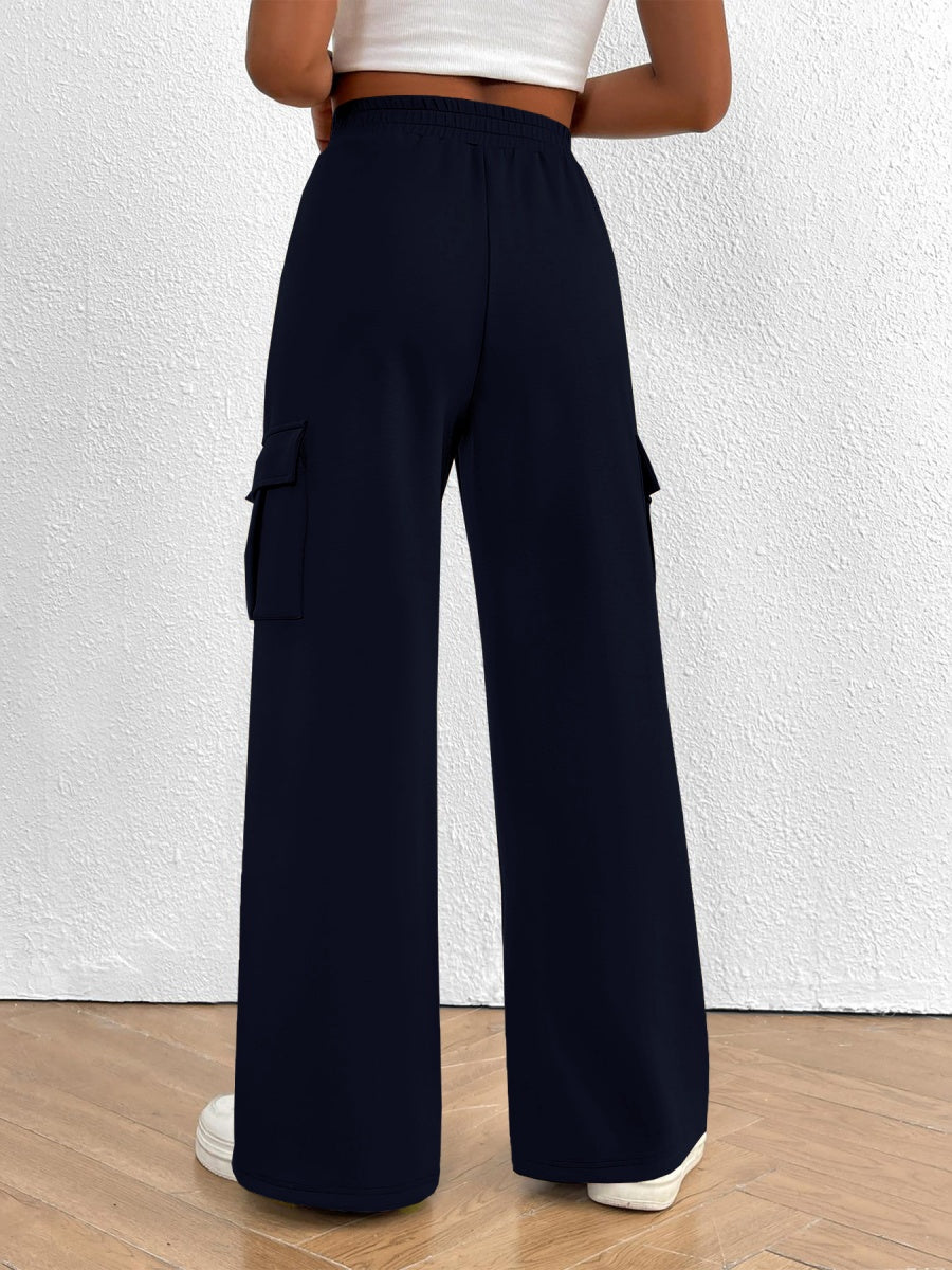 Loose-fitting Wide-leg Casual Trousers