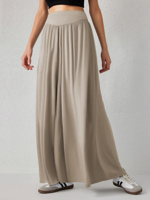 Loose-fit Culottes Pants Wide-leg Pants Drape Skirts
