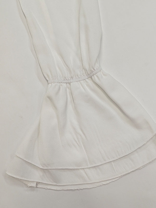 Liber Spring Women's Ruffle Chiffon shirt