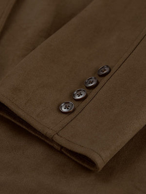 Liber Autumn Women's Buttons Suede Jackets