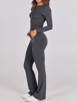 7 Color Round Neck 2-piece Sets