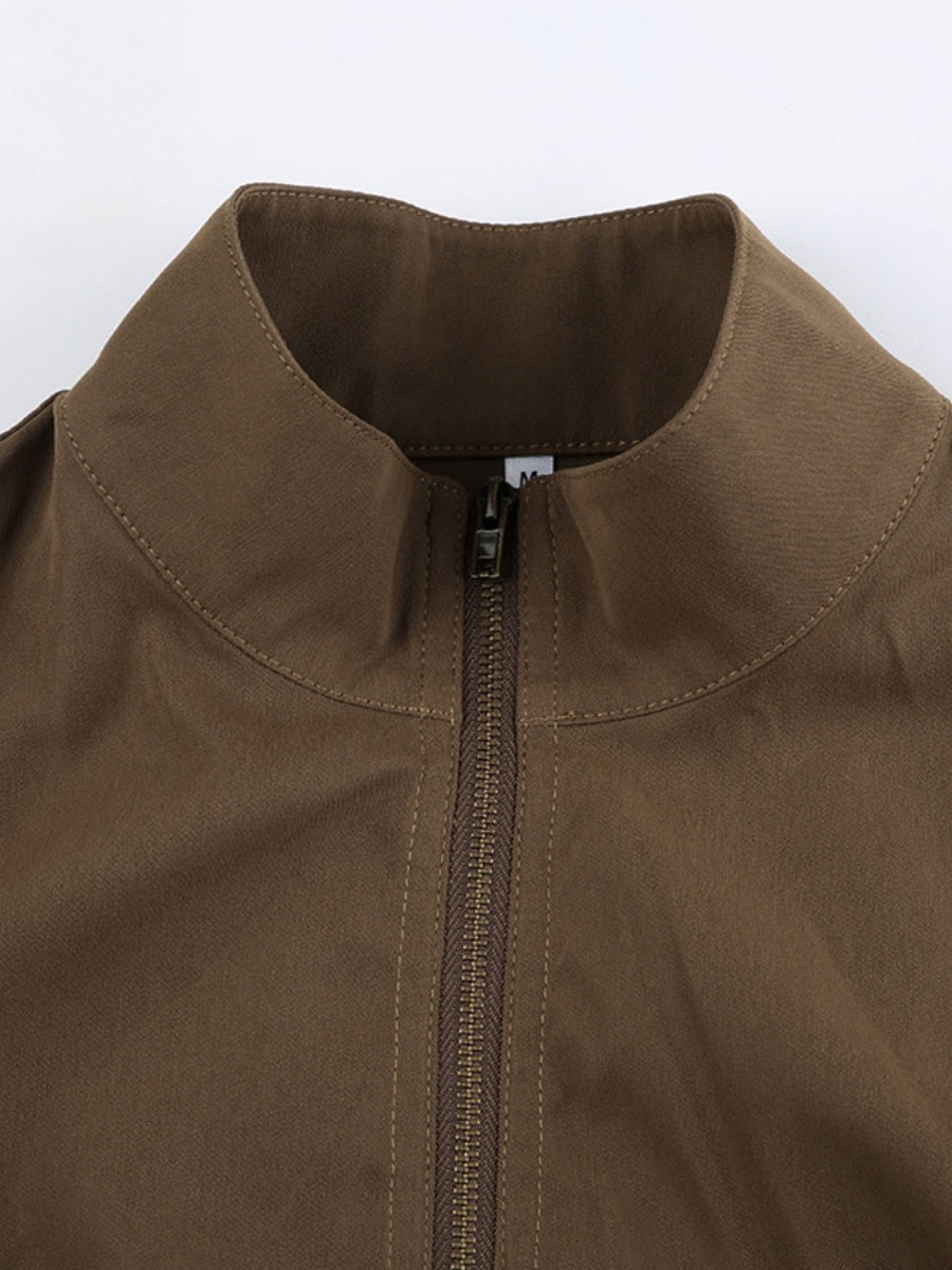 Liber Autumn Women's Pocket Zipper Jackets