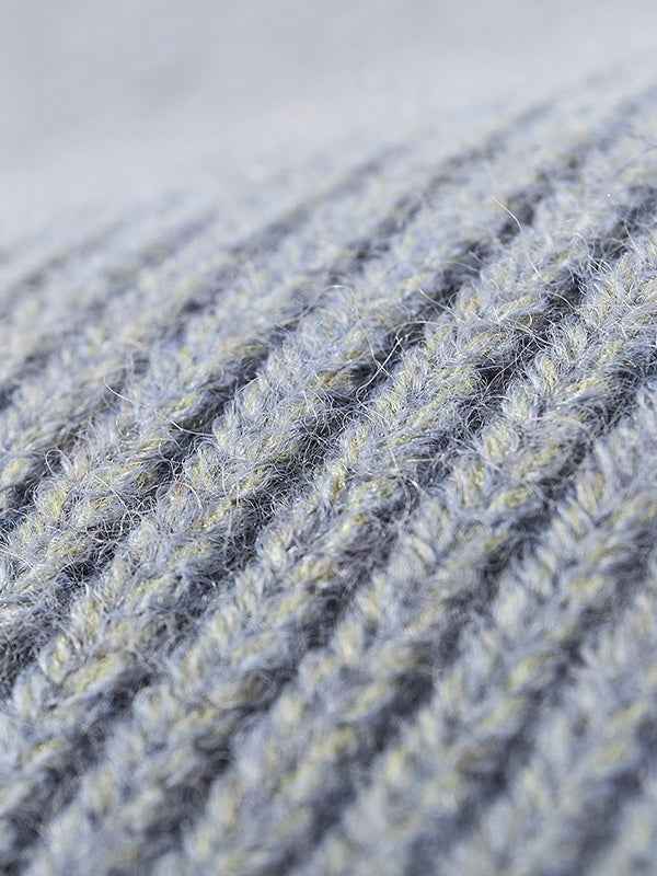 XL Slouchy Beanie, Thick Knit Winter Hat for Large Heads, Extra Warm Skull Cap, One Size