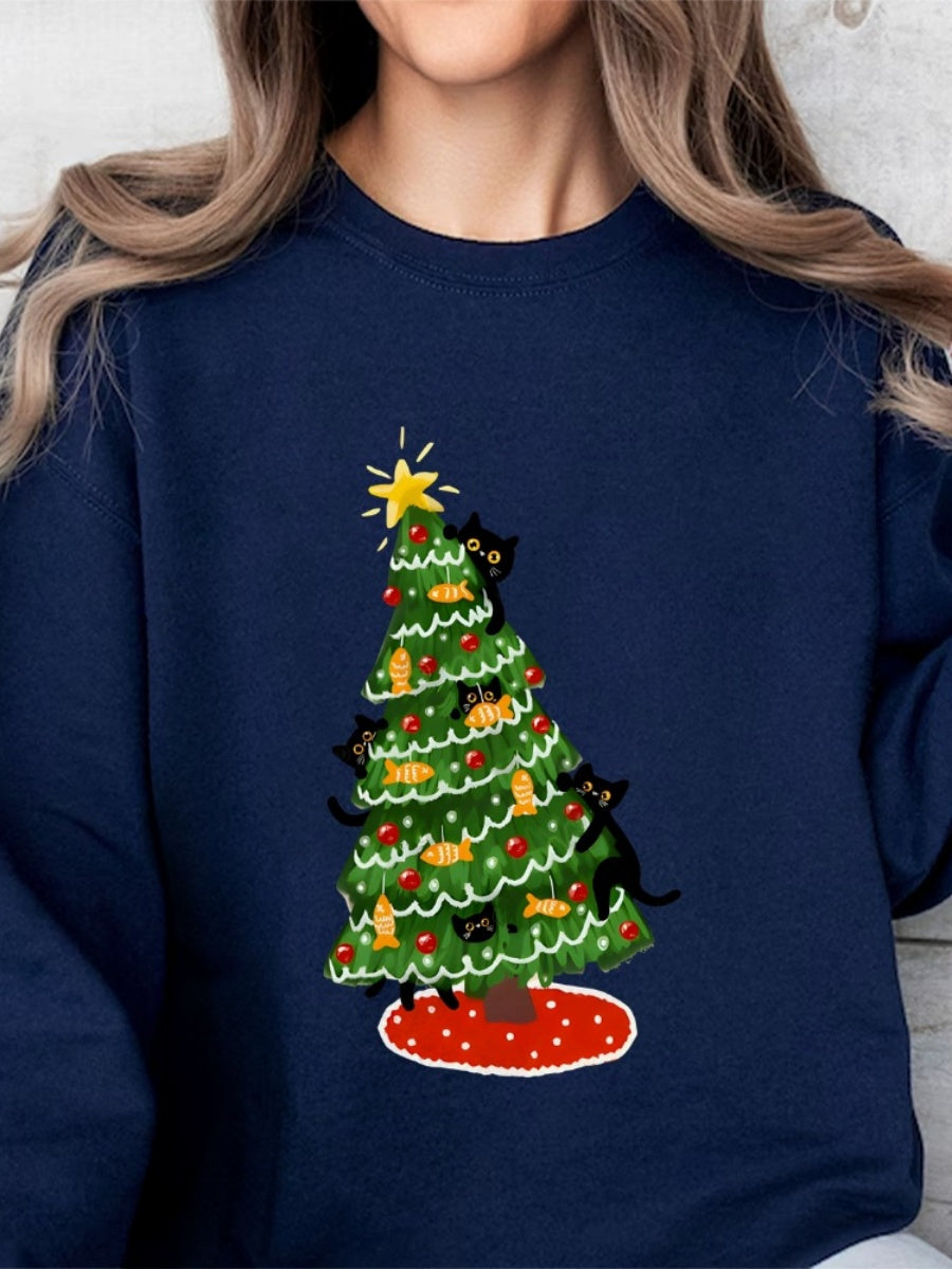 Christmas Printed Sweatshirt