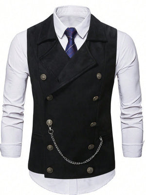 Slim-fit Business Suit Vests