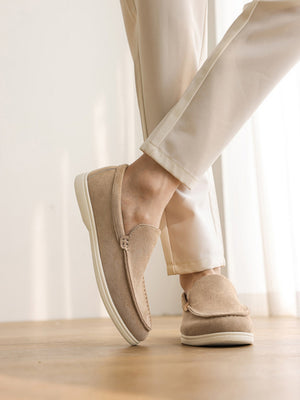 Suede Slip-on Loafers
