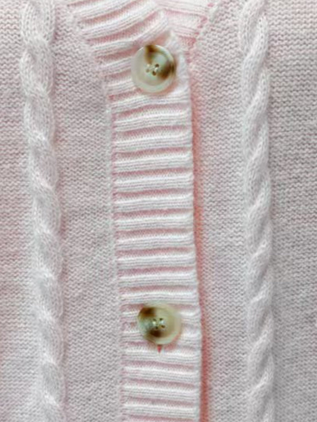 Gilets jacquard à col en V et boutons