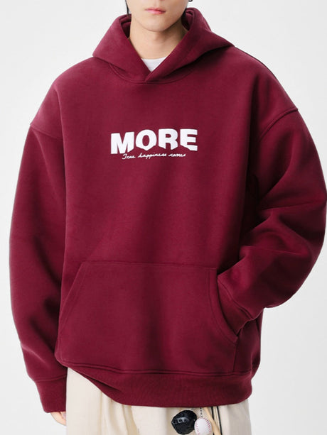 Letter Print Hooded Sweatshirts&Hoodies